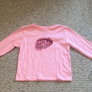 Nike Baby Pink Long Sleeve Shirt